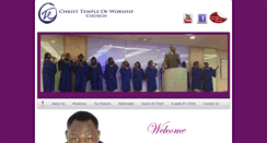 Desktop Screenshot of christtempleofworship.com